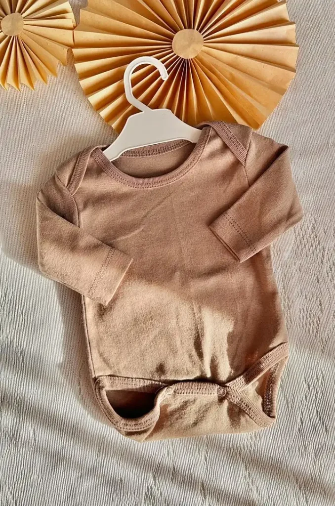 Body Marron Liso hasta 5kg unisex