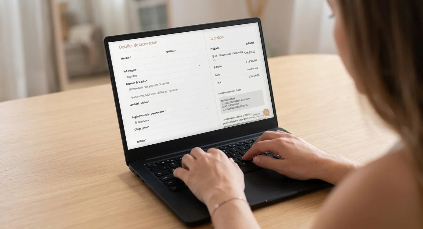 Completar los datos de compra